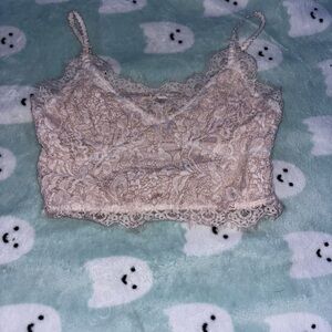 POL Delicate Lace Cami in Soft Pink